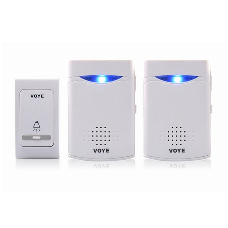 VOYE V006B2 Wireless Remote Control Chime Door Bell with Double-Receiver, V006B2 VOYE V006B2 Wireless Remote Control Chime Door Bell with Double-Receiver, V006B2